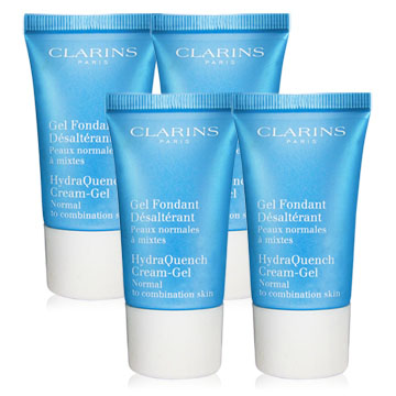 CLARINS 克蘭詩 水潤奇肌保濕水凝凍超越正貨容量組(15ml)X4