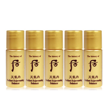 Whoo后 天氣丹華炫重生水攜帶瓶(5.5ML)X5