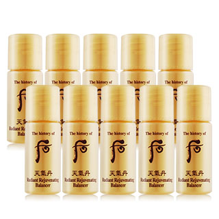 Whoo后 天氣丹華炫重生水攜帶瓶(5ml)X10