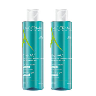 A-DERMA艾芙美 燕麥新葉控油清爽潔膚凝膠(200ml)2入特惠組
