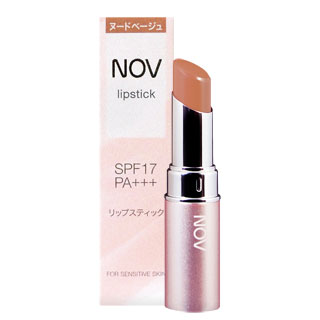 NOV娜芙 防曬潤澤唇膏SPF17‧PA+++(BE自然裸色)3.9g