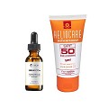 《C-Skin 杜克》雙效美白精華液 Serum C 15+ 30ml+艾莉卡防曬凝膠 SPF50 50ml