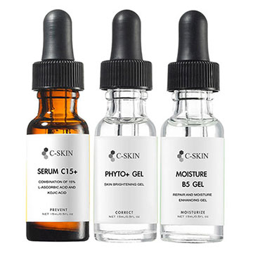 C-Skin杜克 C15+雙效美白色修淡斑組(15ml)