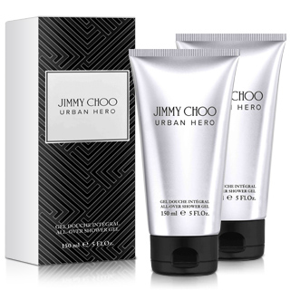 Jimmy Choo URBAN HERO 男性淡香精沐浴精(150ml)X2入