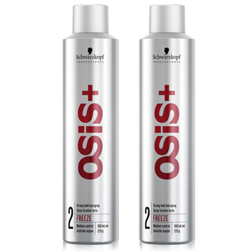Schwarzkopf施華蔻 OSiS+ 黑旋風/黑炫風2號急凍定型霧300ml(2入)