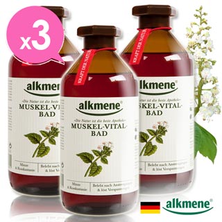 德國alkmene草本耀典活力泡澡精露500ML三入-即期品